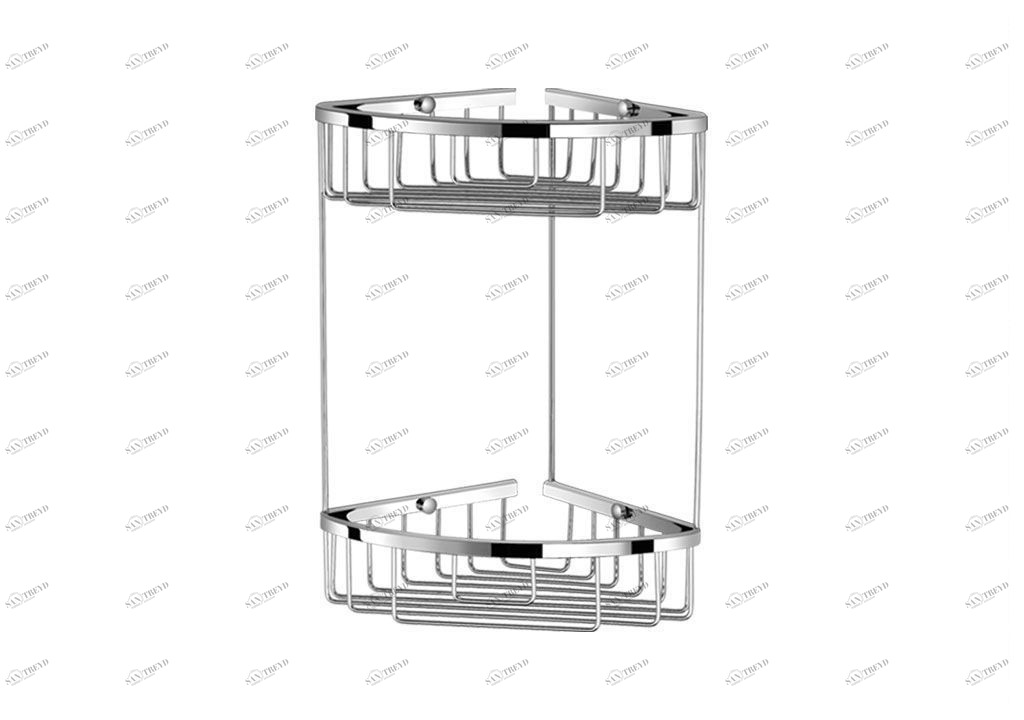 Полочка Aquanet 8136 (28 см, угловая) 8100