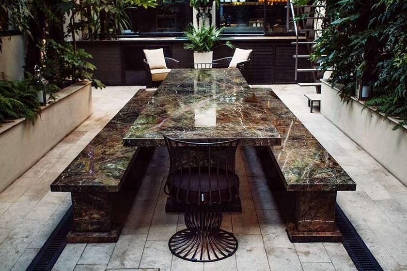 Samuele Mazza Outdoor Прямоугольный мраморный садовый стол sun-id-1493851 - Вид №5