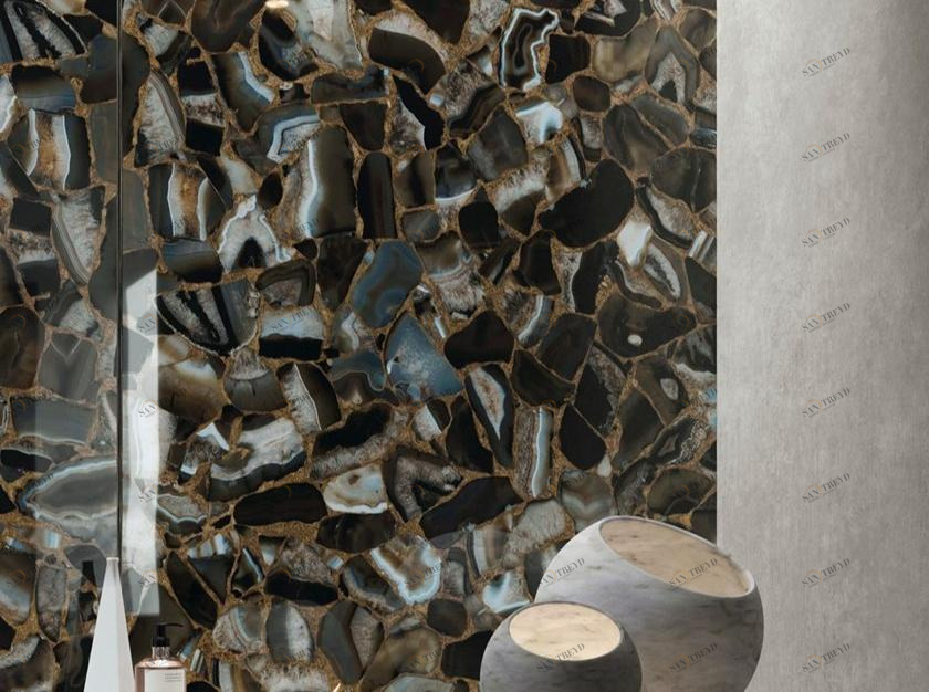 ARIOSTEA Настенная / напольная плитка из керамогранита с эффектом мрамора Ultra agata sun-id-1413107