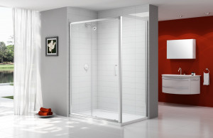 Дверь душевая для установки с боковой панелью A0304EH Merlyn Ionic Хромированный