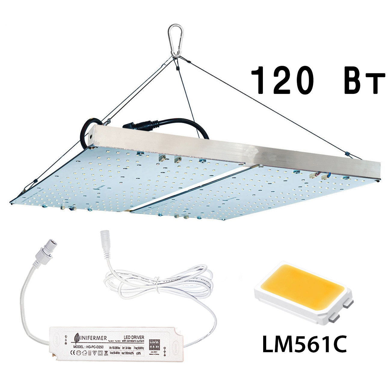 3524 Комплект Quantum board Sunlike 120 Вт (2х60) LAB.Space 