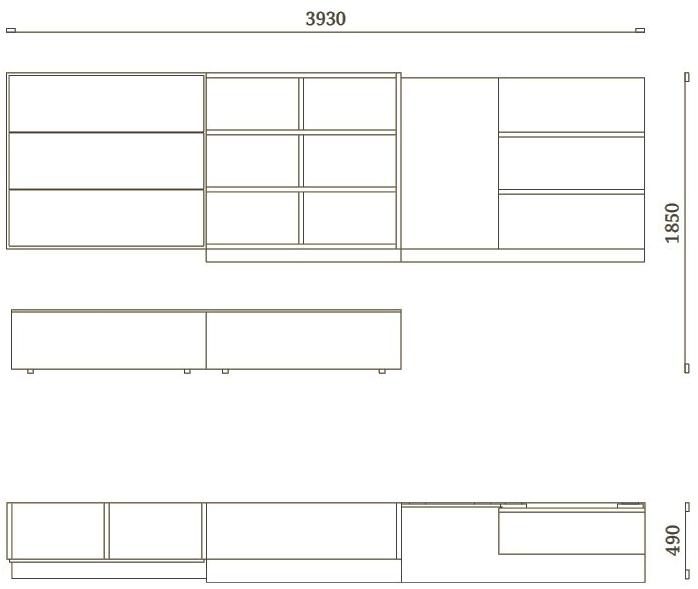 Febal Casa Стена из лакированного меламина sun-id-1491982 - Вид №5