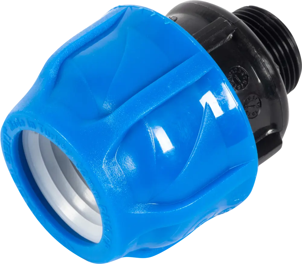 ПОЛИТЭК Муфта переходная 3/4" для соединения полиэтиленовых труб 13503440