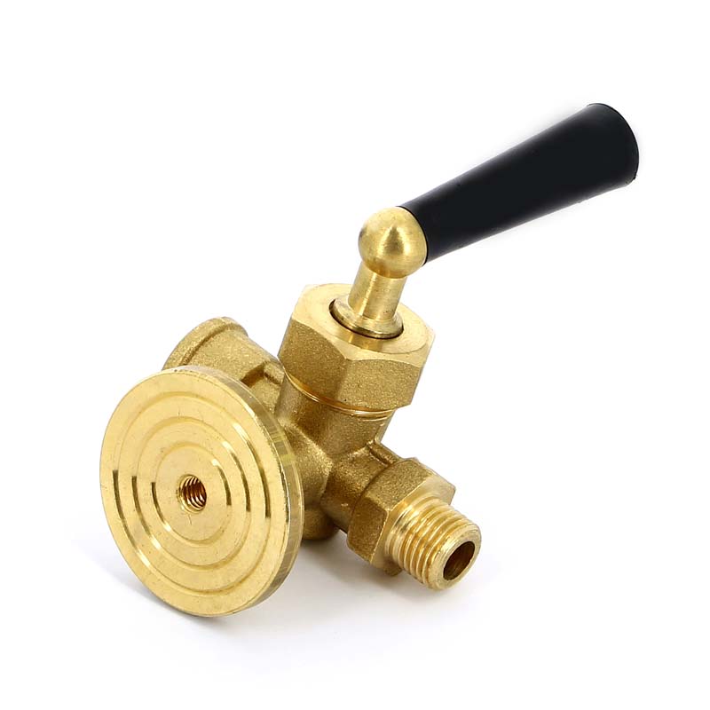 Кран НВ трехходовой для манометра с фланцем Emmeti 1/4" 00508014 - Вид №1