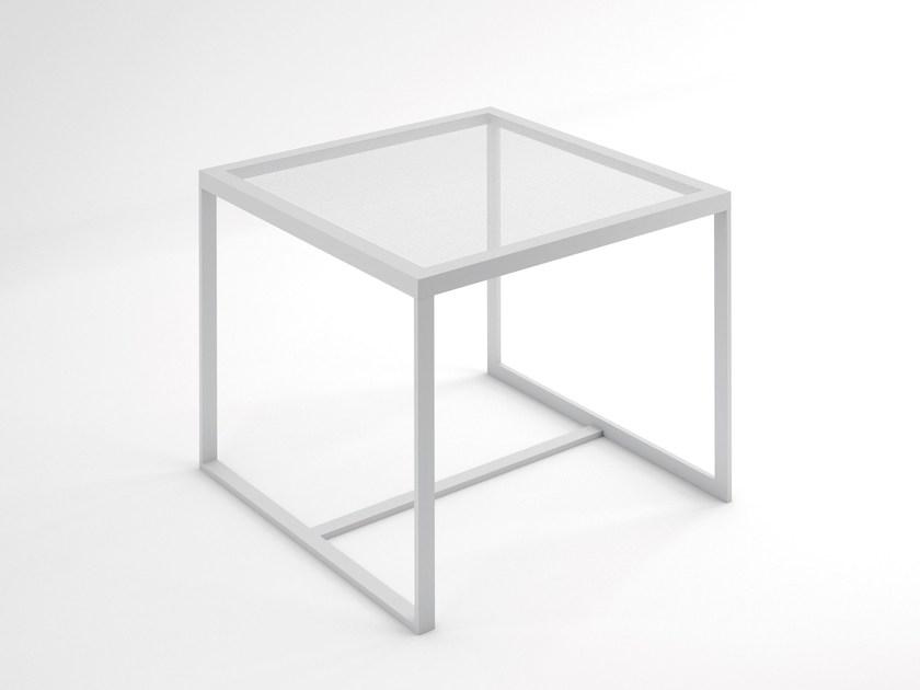 GANDIABLASCO Квадратный садовый стол из термо-лакированного алюминия Blau sun-id-1408084 - Вид №1