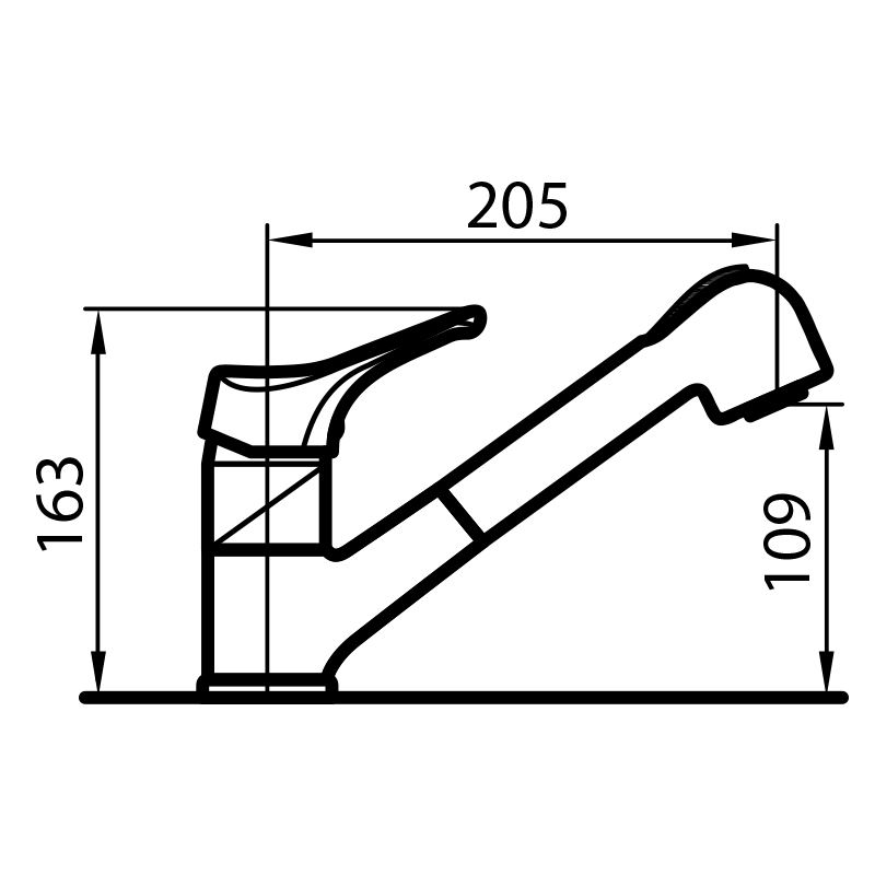 8449500 смеситель S1000 - Z65 8449500 Fosterspa  - Вид №1
