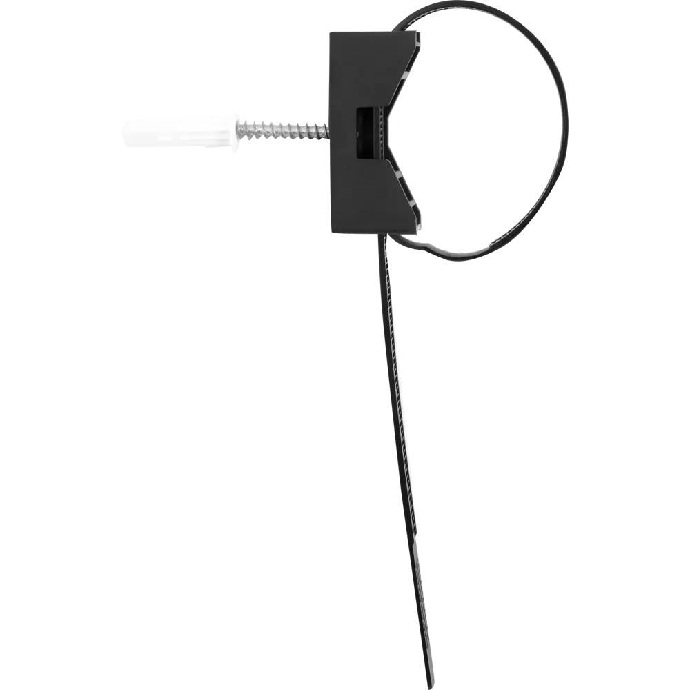 Хомут для труб и кабелей 32-63 мм цвет чёрный, 10 шт ЕВРОПАРТНЕР STLM-2114070 - Вид №1