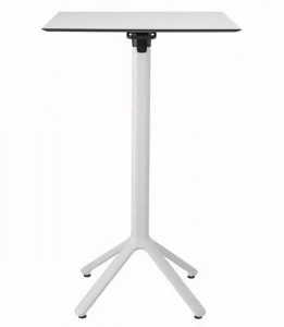 SCAB DESIGN Алюминиевый стол с высокой квадратной поверхностью Nemo