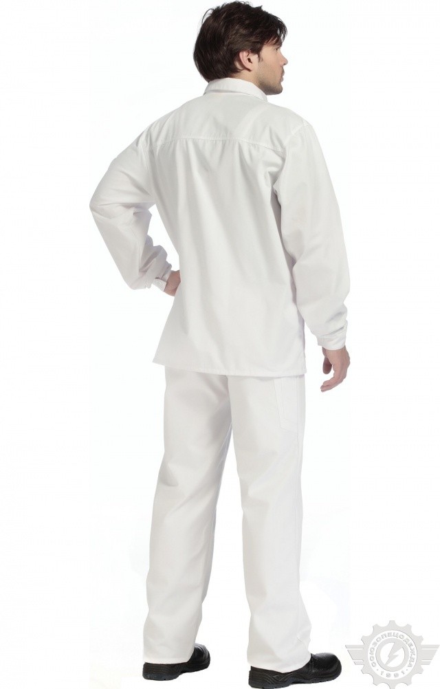 65517 Костюм "Эксперт-2" белый  Летняя спецодежда  размер 56-58/182-188  - Вид №9