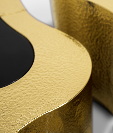 0-016 Центральный стол из кованой латуни Boca Do Lobo  - Вид №21