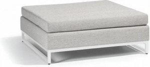 MNST599 Табурет для ног средний белый lotus smokey Manutti Zendo