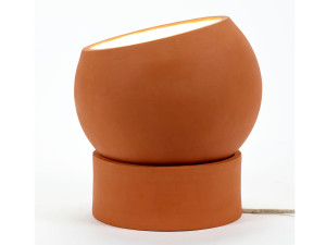 Регулируемая терракотовая светодиодная напольная лампа