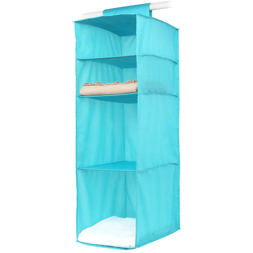 Органайзер подвесной Spaceo 4 полки 30х40х90 см цвет голубой STLM-2121154