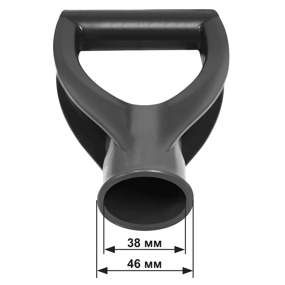 Ручка для черенка Дельта пластик 18 см STLM-2087644 - Вид №1