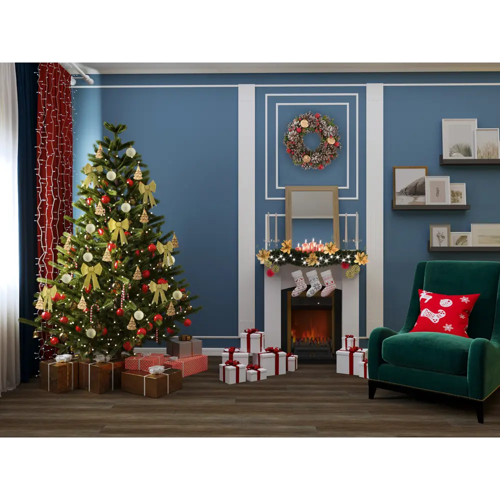 Рождественский венок 30 см Santreyd STLM-2062801 - Вид №2