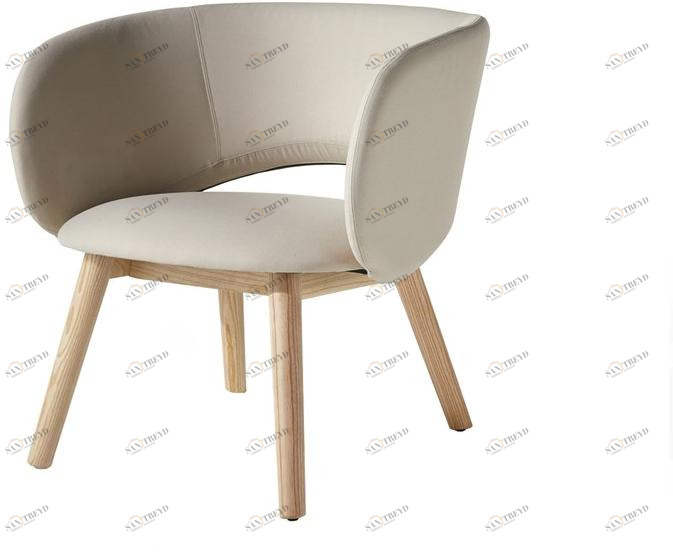 Albaplus Кресло на четырех ножках из ясеня Maui sun-id-1362781