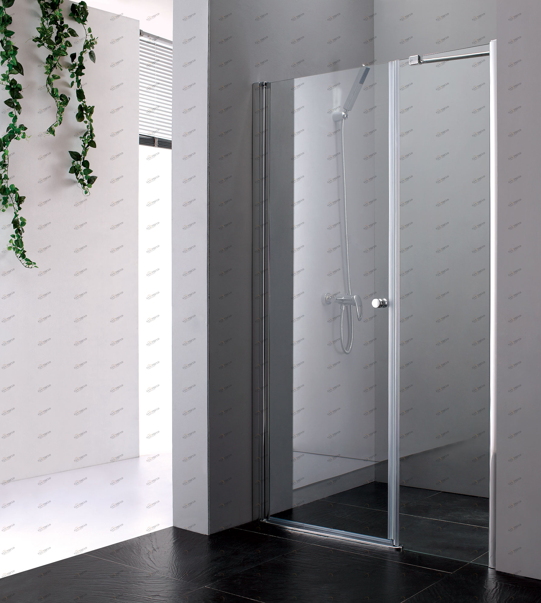 Душевая дверь в нишу CEZARES ELENA-W-B-11-60+60-P-Cr-R