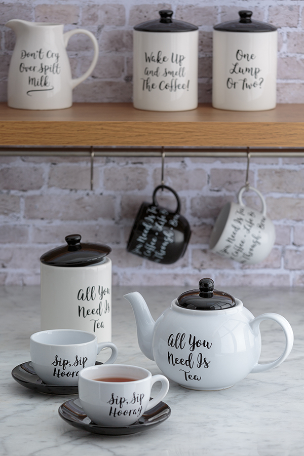 P_0059.600 Емкость для хранения чая carnaby script 650 мл Price&Kensington  - Вид №2