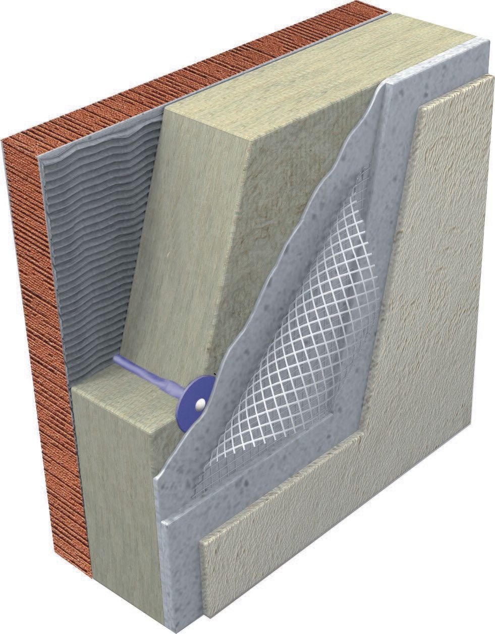 Винтовой дюбель для теплового покрытия Dakota дюбели SGR ARCH-00082079 - Вид №2