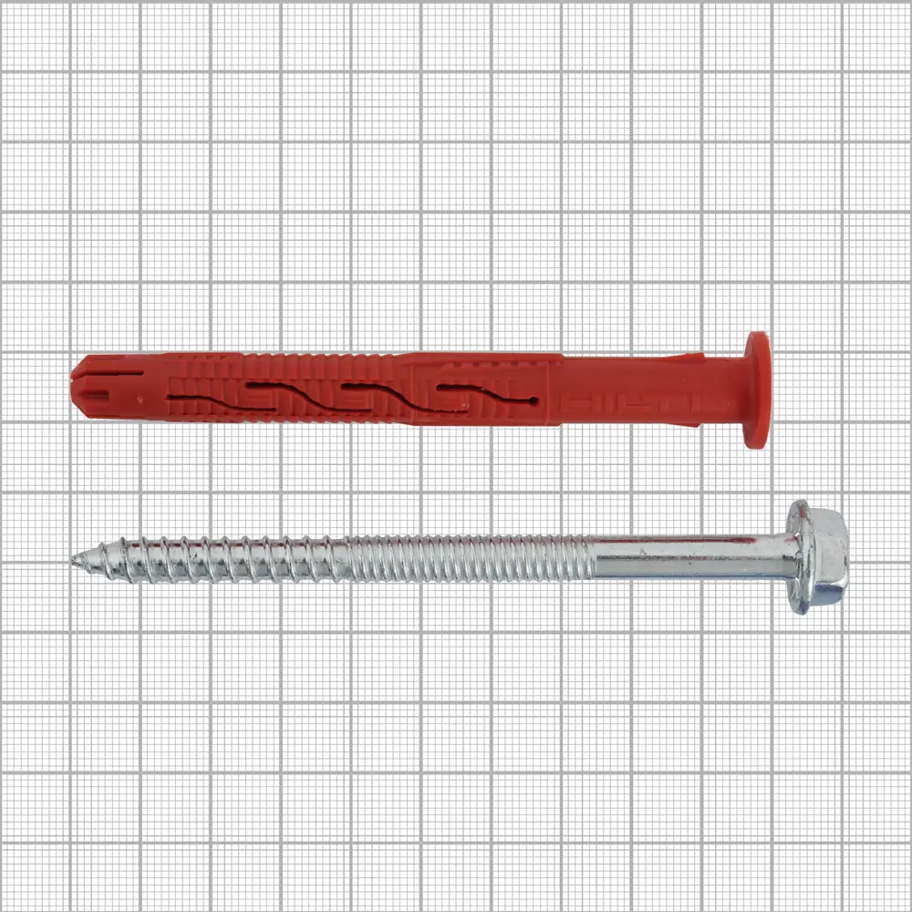 Дюбель фасадный Hilti HRD-H 10x100 мм нейлон/оцинкованная сталь цвет красный 4 шт. 82656577 STLM-2070750  - Вид №3