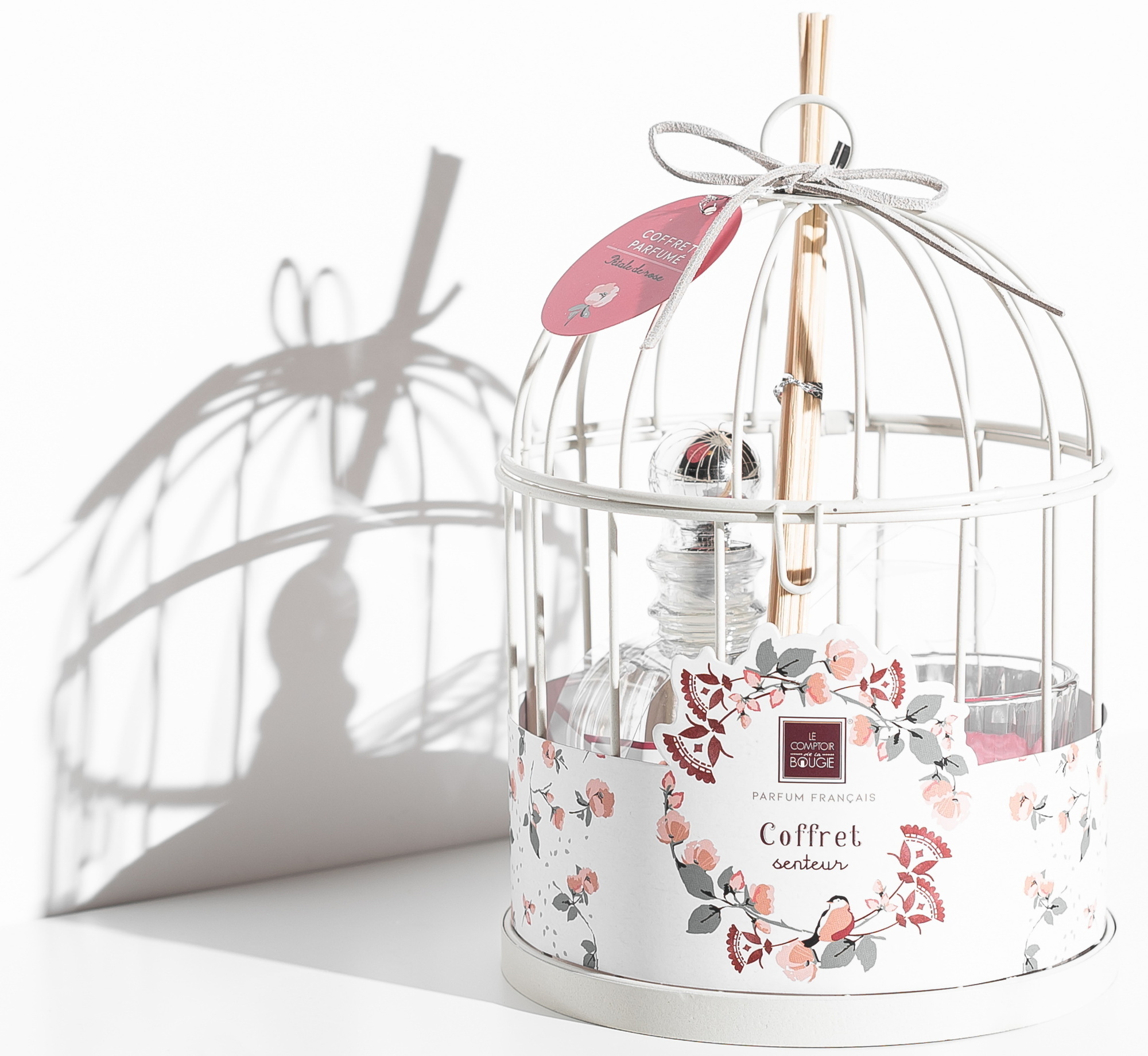 549460 Набор "Bourdeux": диффузор + 6 палочек + свеча + лента Santreyd 