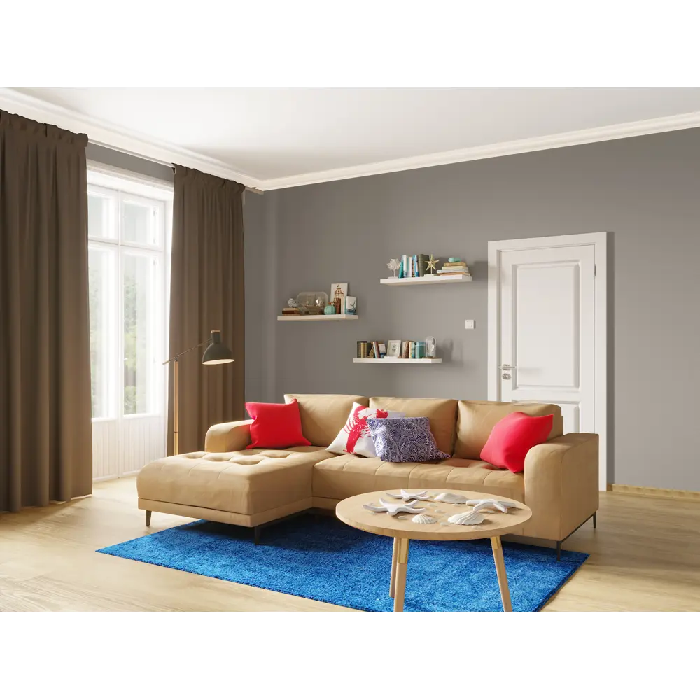 Краска для стен и потолков Trend Farbe цвет Галечный серый 50 мл Dufa STLM-2209383 - Вид №4