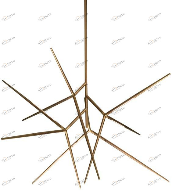 VeniceM Led люстра с прямым и отраженным светом из латуни sun-id-1488917