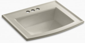 K-2356-4-G9 Накладная раковина на столешницу  прямоугольная Kohler