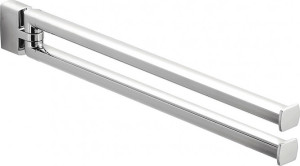 B6212 Полотенцедержатель двойной поворотный (хром) COLOMBO LULU