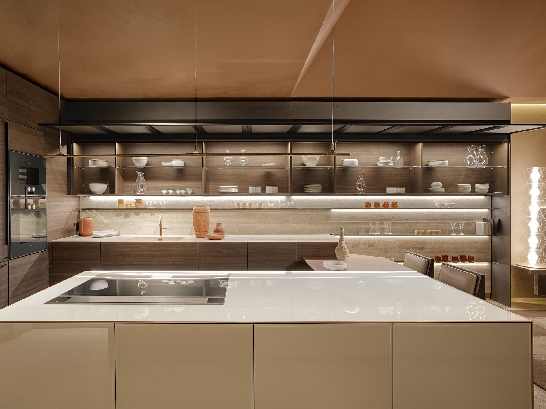 Кухонный шкаф с откидным створкой VALCUCINE VELA ARCH-00009503