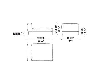 Угловой диван из ткани B&B Italia Michel ARCH-00050009 - Вид №35