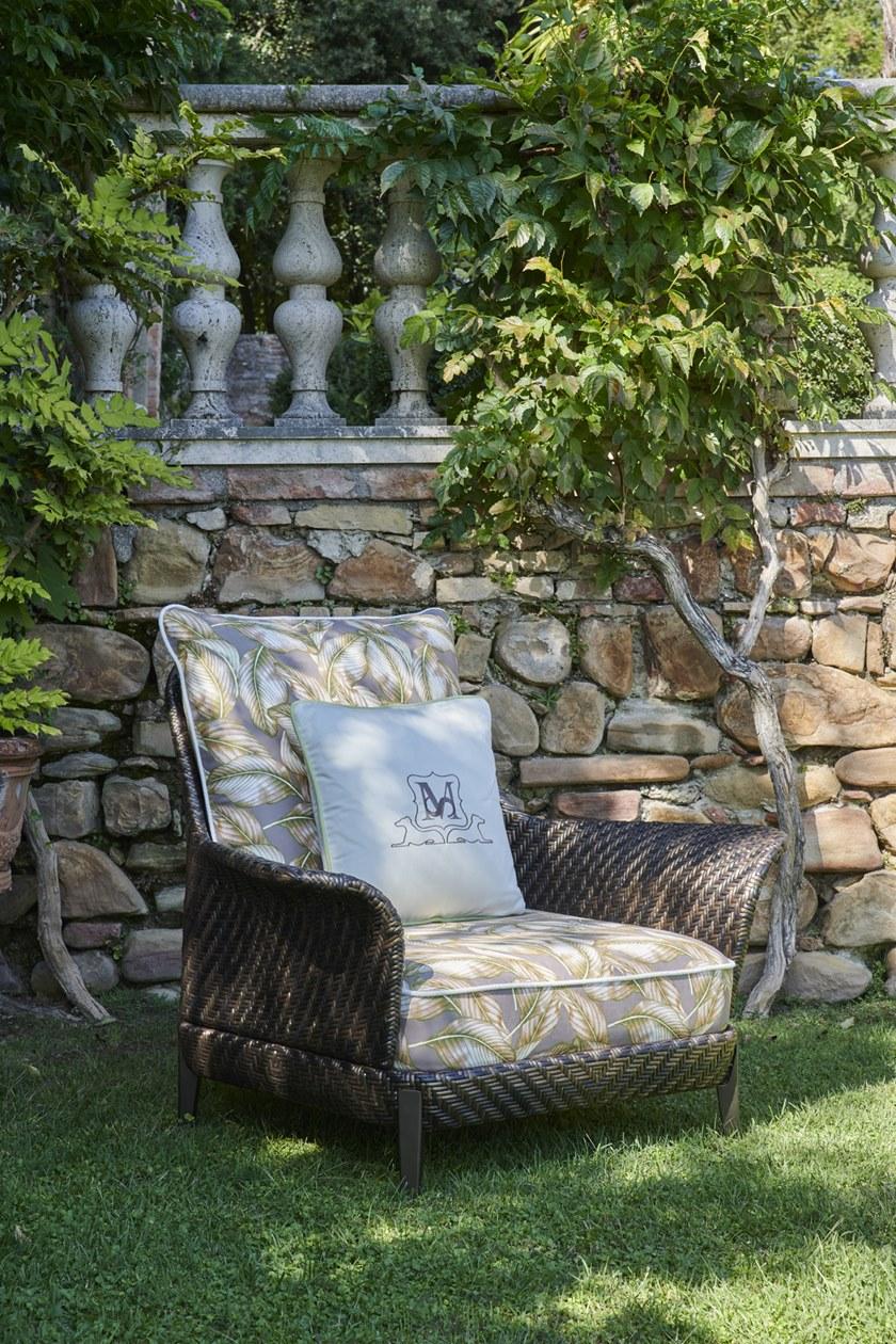 Samuele Mazza Outdoor Садовое кресло из ткани с подлокотниками Aralia sun-id-1438251 - Вид №1