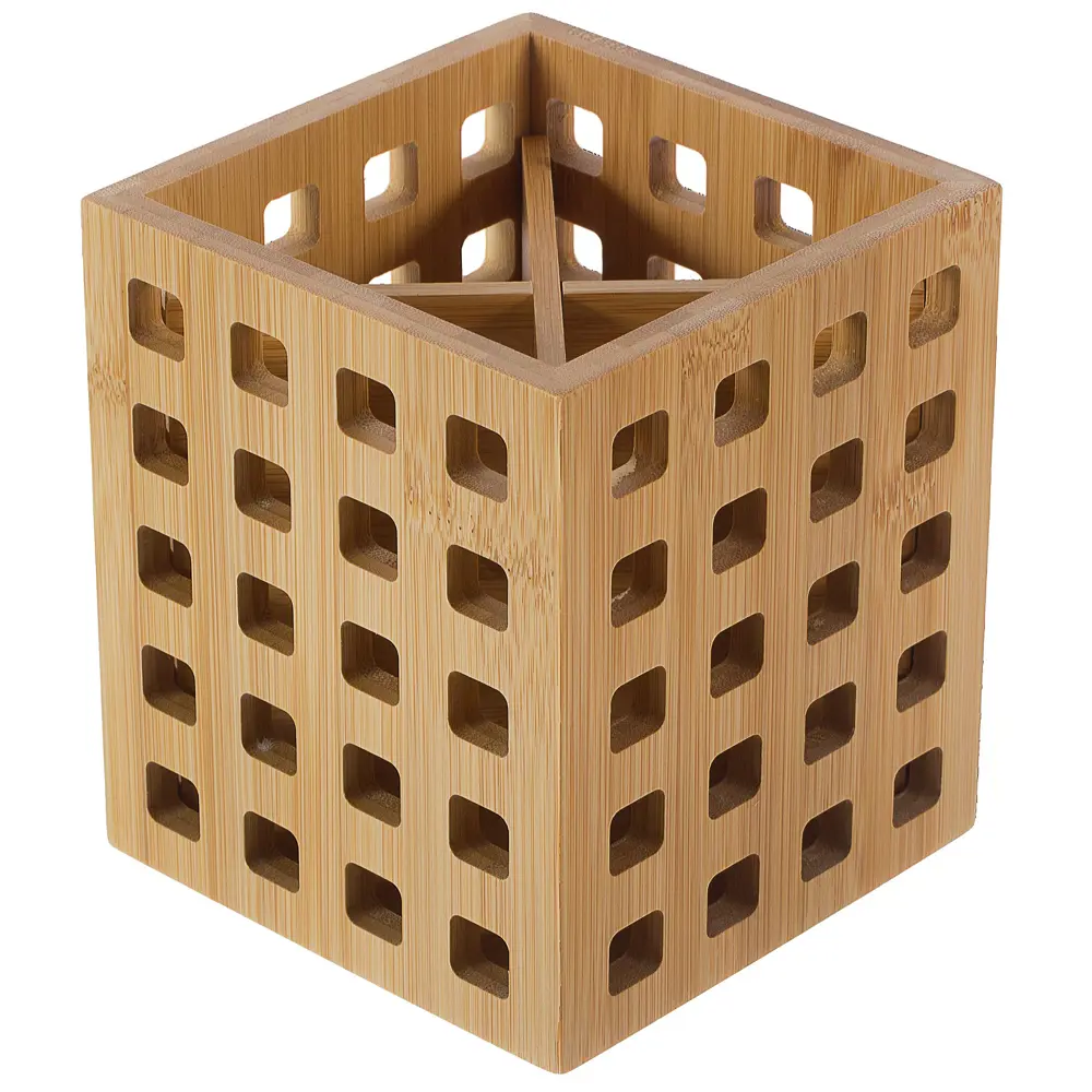 Подставка для приборов BAO 12x12x14 см бамбук Santreyd STLM-2151699