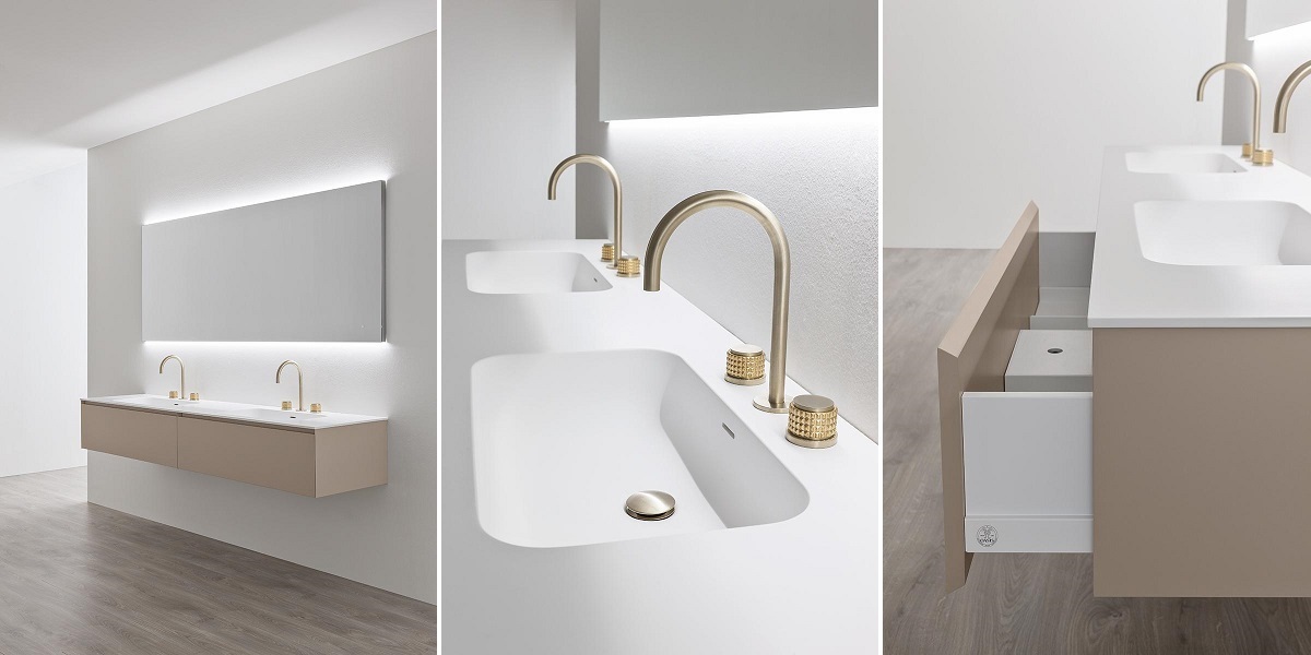 Мебель для ванной в матовой отделке Manhattan MH9 OASIS BATHROOM Master Manhattan - Вид №1