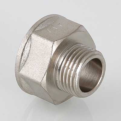 VTr.592.N.0403 Фитинг резьбовой – переходник Valtec 1/2" х 3/8"  - Вид №5