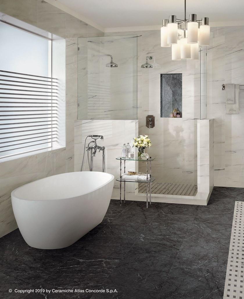 Atlas Concorde Белая плитка для стен с эффектом мрамора Marvel dream sun-id-1460935 - Вид №65