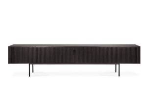 ТВ шкаф из тикового дерева с раздвижными дверями