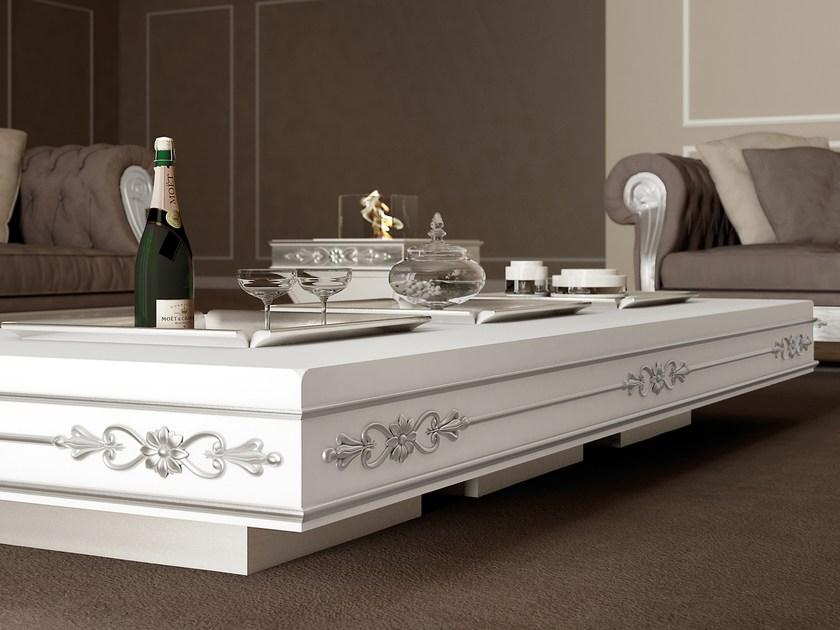 Vismara Design Низкий прямоугольный журнальный столик из лакированного дерева Classic sun-id-1484541 - Вид №3