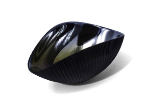 Черные центральные элементы из муранского стекла