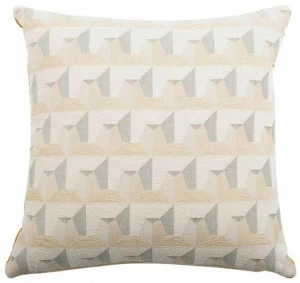 l'Opificio Квадратная подушка из хлопка с геометрическими мотивами  477-19