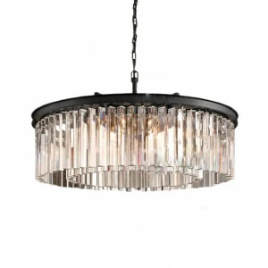 Подвесной светильник Odeon 10B black/clear от Delight Collection KR0387P-10B/clear DELIGHT COLLECTION ДИЗАЙНЕРСКИЕ 243629 Прозрачный;черный