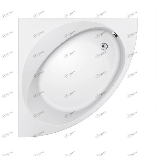 Ванна угловая Nova 120/120 см с гидромассажем 2NVB3N3 Gruppo Geromin 