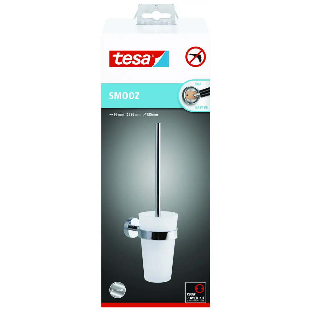 Ершик для унитаза Tesa Smooz цвет серебро 88109515 STLM-2076227 - Вид №1
