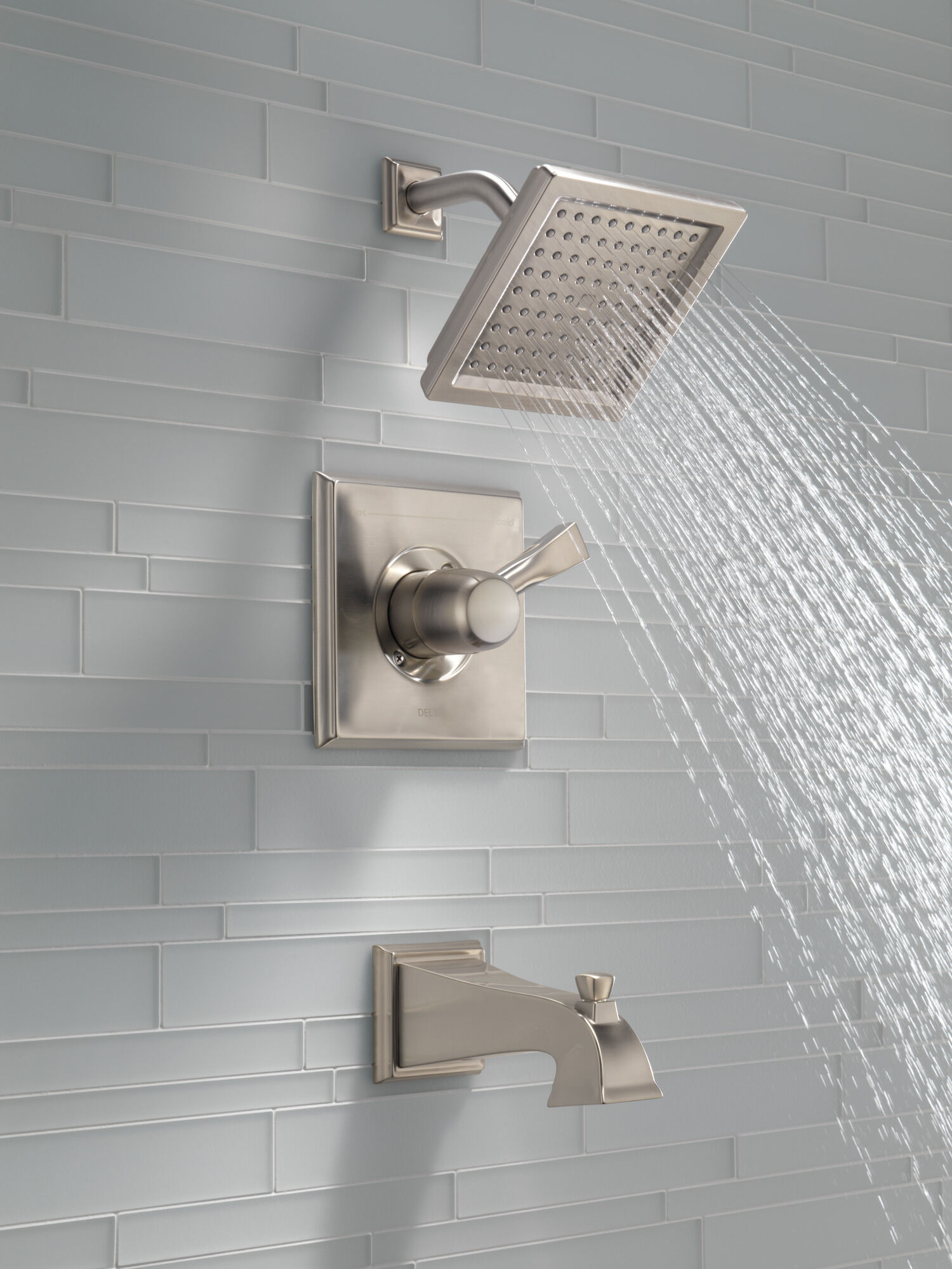 T14451-SS-WE Для ванны и душа Monitor® серии 14 Delta Faucet Dryden Нержавеющая сталь  - Вид №3