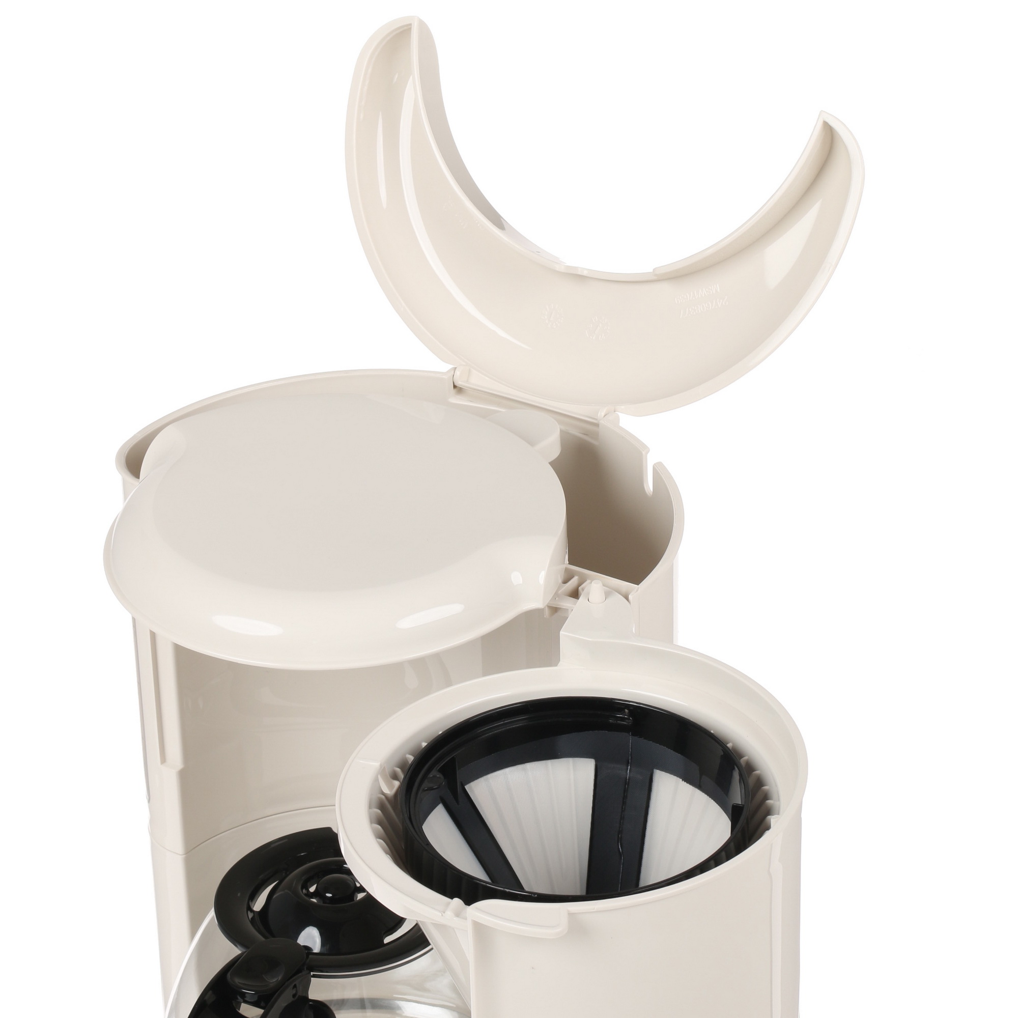 1662182 Кофеварка капельная Moulinex Soleil FG385A30 бежевый STDN-0046478 - Вид №4