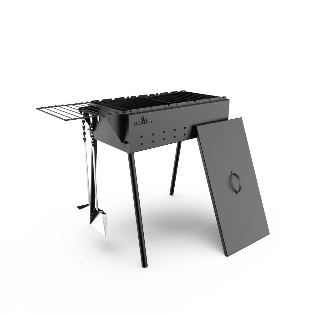 Мангал Praktika Black 86x33x60 см Santreyd STLM-2188930 - Вид №1