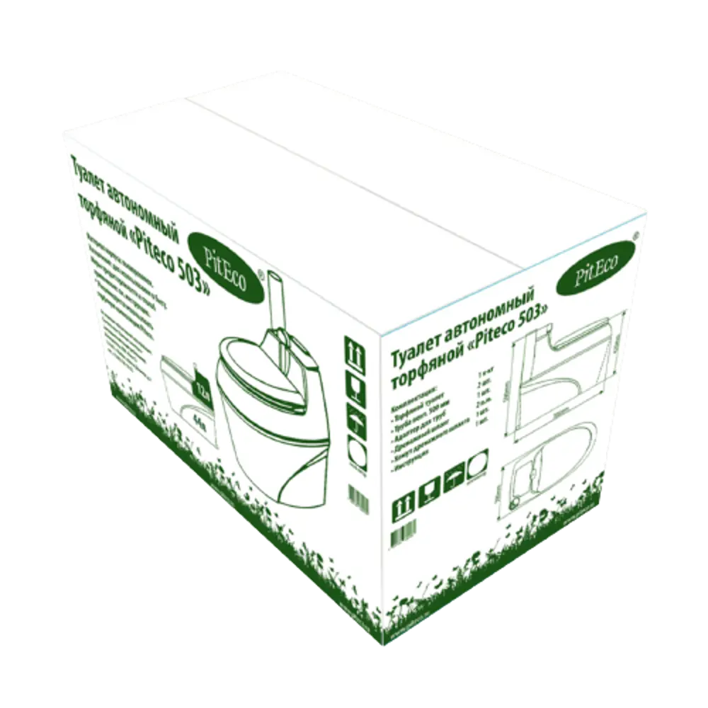 Торфяной биотуалет Santreyd Piteco 503 для комфорта на даче 84699990 STLM-0053905 - Вид №3