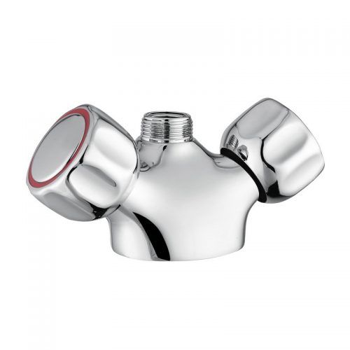 09442/DC Idral Смеситель с одним отверстием и высоким расходом, с керамическими дисковыми головными клапанами и ручным управлением, выход с наружной резьбой 3/4 дюйма 