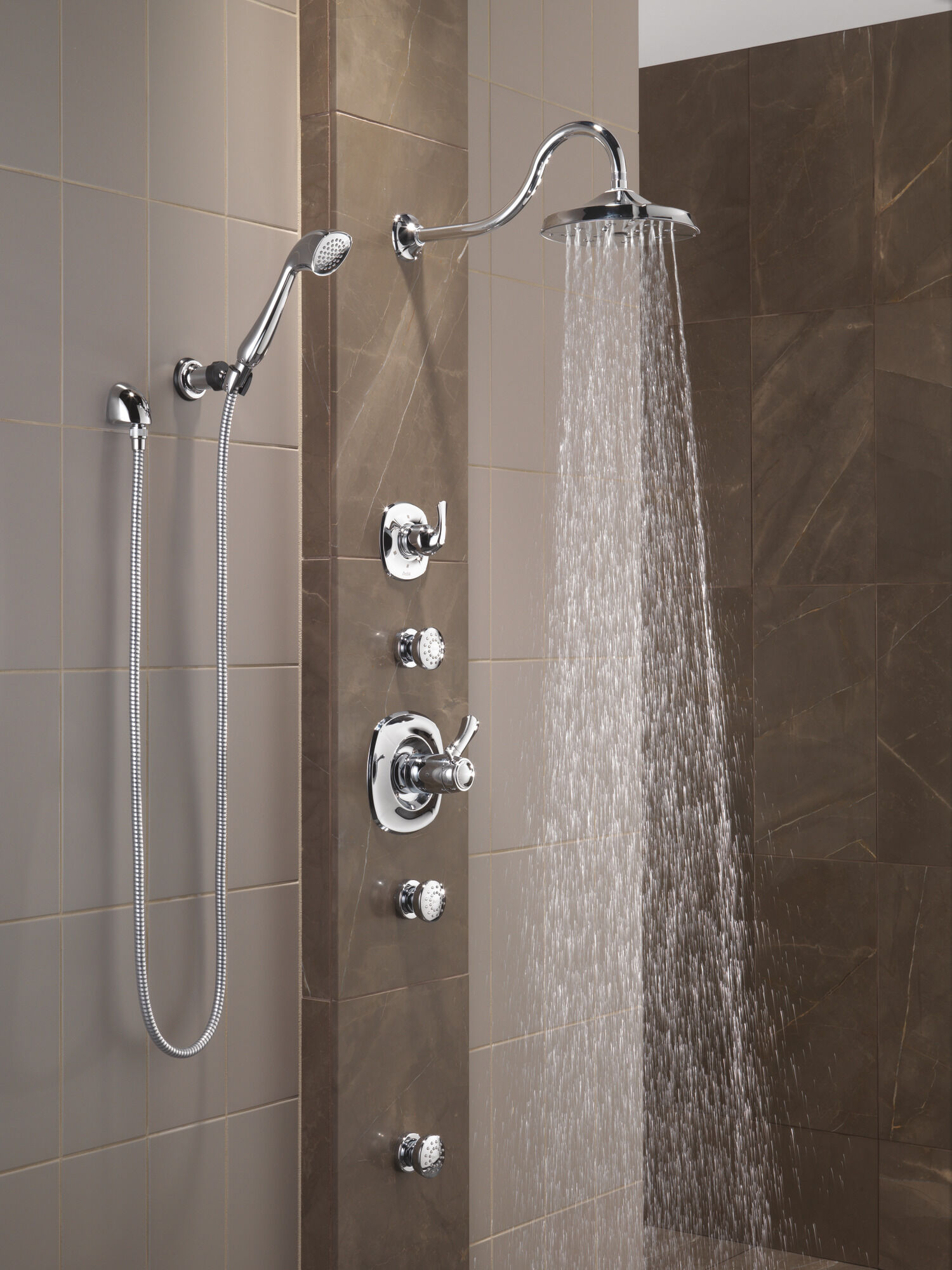 50102-BL Спрей для тела для поверхностного монтажа Delta Faucet Delta Матовый черный - Вид №6