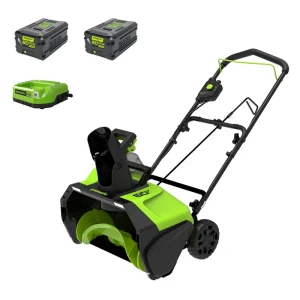 91995422 Снегоуборщик аккумуляторный бесщёточный Greenworks GD60PSTK4II 51 см 60 В 2x4 Ач АКБ и ЗУ в комплекте STLM-1515031